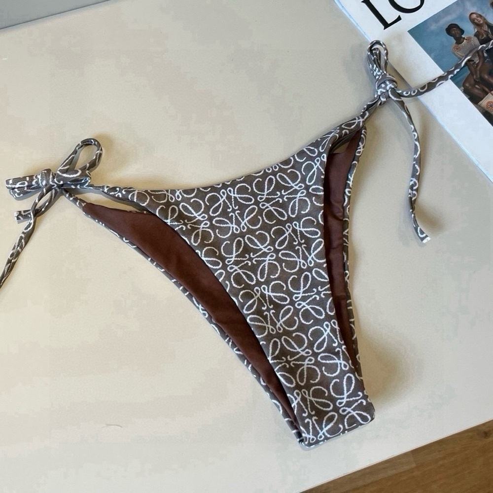 Loewe Patterned Brown Bikini - image 8